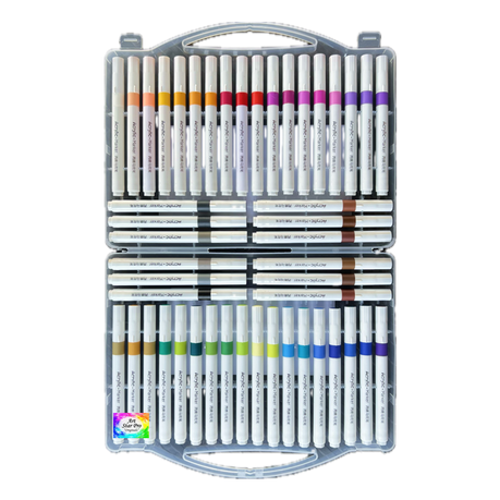 Art Star Pro 48 Set Multi Colour Quality Acrylic Marker Pens Image