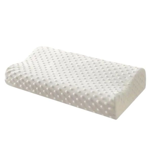 Cotton Synthetic Down &amp; Latex PiWhitellowOrthopedic Memory Foam Pillow