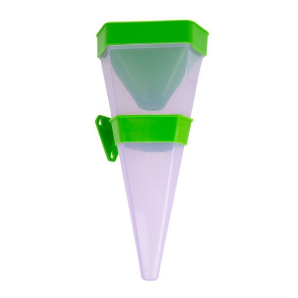 Triangle Rain Gauge Tinted (Green image