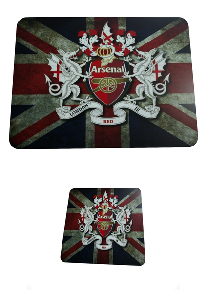 Arsenal A8 - Mouse Pad And Coaster Set