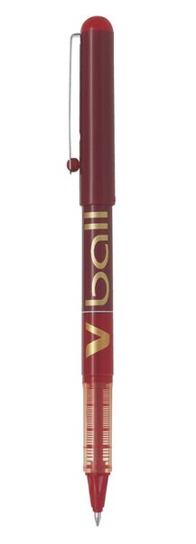 Pilot BL-VB-7 VBall Liquid Ink Pen - Box of 12 - Red