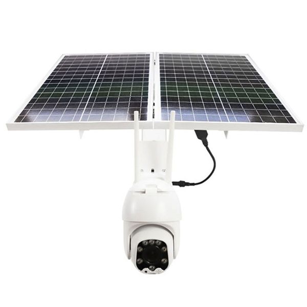 Solar Security 4G, 2MP, 5X optical zoom dome camera with 60W solar panel