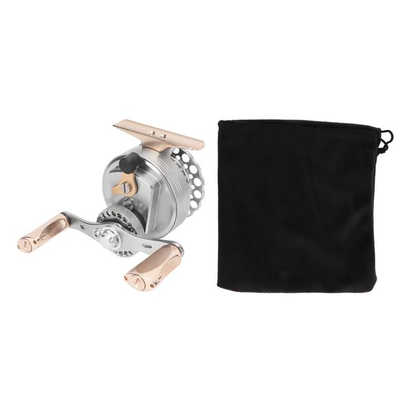 ICE50 Left Handed All Metal Ice Fishing Reel 9 Bearings
