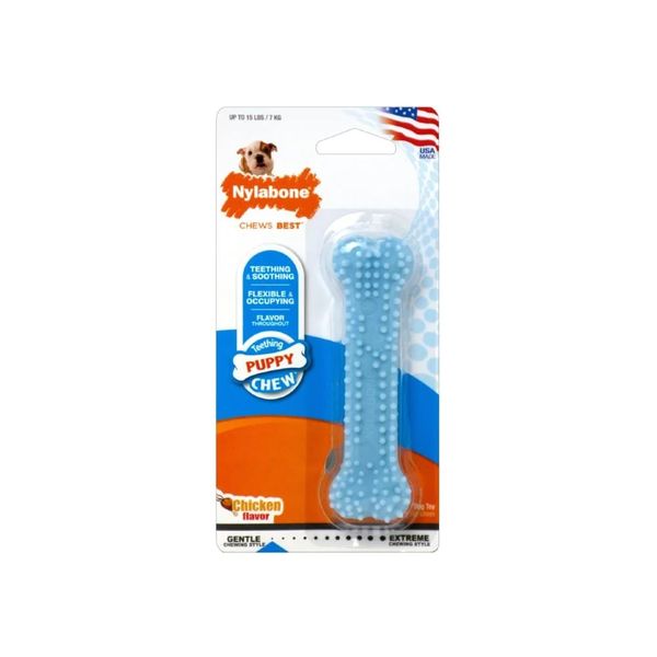 Nylabone Puppy Dental Bone - Chicken Flavoured