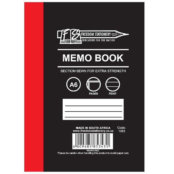 A6 Hardcover book - 128 pg Feint &amp; Margin (Pack of 10)