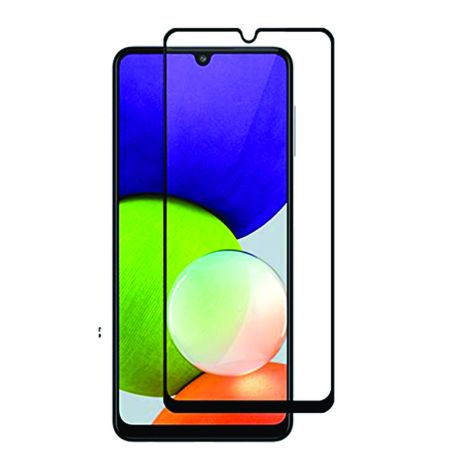 9D Tempered Glass Screen Protector Guard Compatible with Samsung Galaxy A22 Image