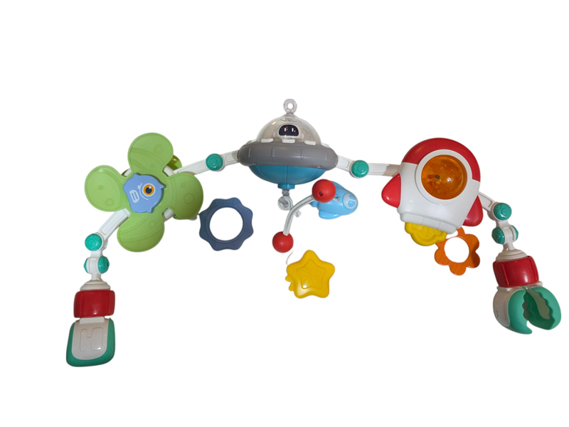 Babies-Up Musical Cot/Pram/Baby seat/Bassinet Arch Toy Mobile