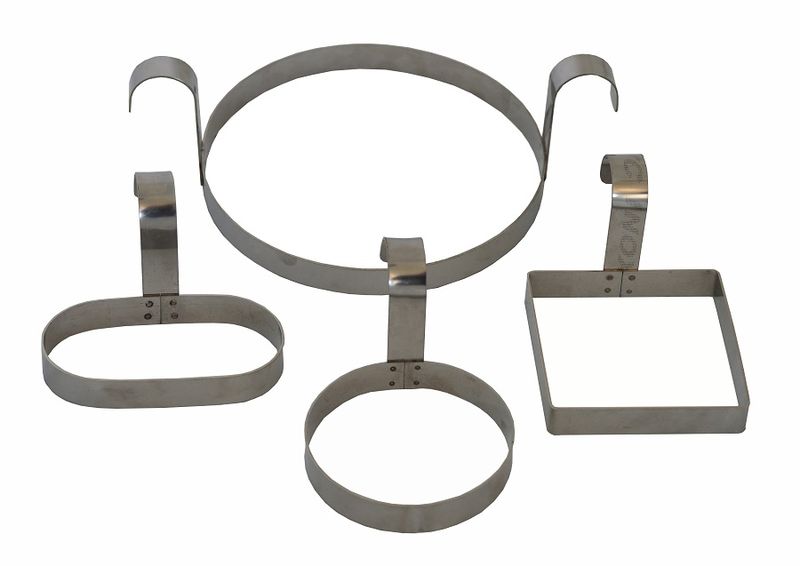 Steel King - Round Egg Ring - 95mm