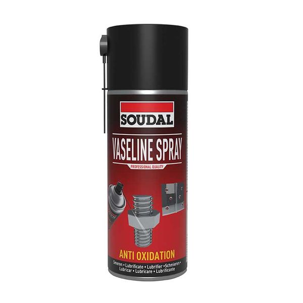 SOUDAL Lubricant Vaseline Anti Oxidation Spray Transparent 400ml ( 6 Pack )