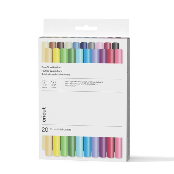 Cricut Dual-Sided Markers; Ultimate Set (20pack)