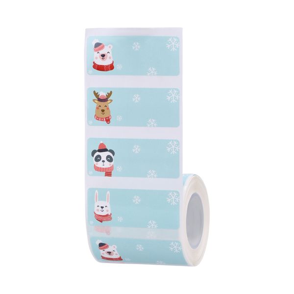 Niimbot - B1 / B21 / B3S - 50x20mm - 320 Thermal Labels - Christmas Cute