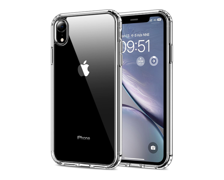 Clear Case Slim TPU Shockproof Cover Compatible with iPhone XR