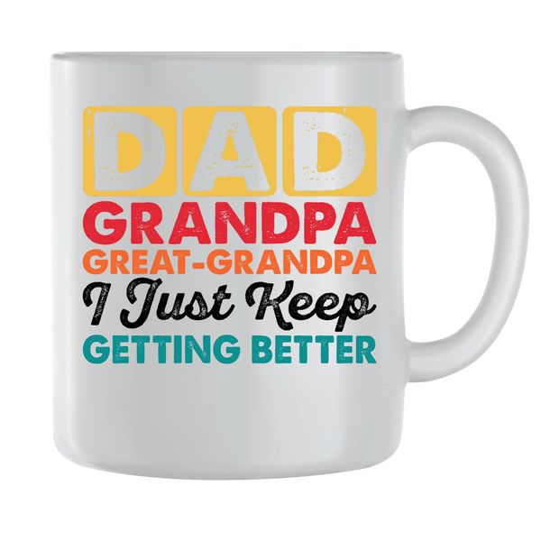 Dad Coffee Mugs for Men Trendy Fathers Day Graphic Dad Sayings Cup Gift 179