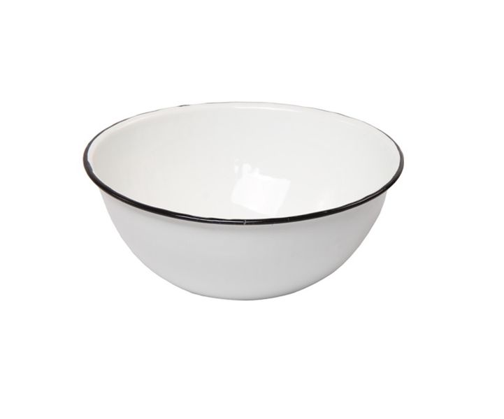 New World- Enamel Cash Bowl Mixing bowl 16cm set of 6