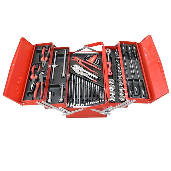 Gedore - Tool Assortment - Socket &amp; Pliers Set with Toolbox - 67 Piece Set
