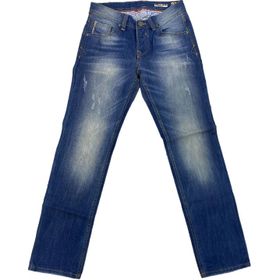 Enrico Coveri - EC812 Mens Stone Washed Straight Legged Denim Jeans ...
