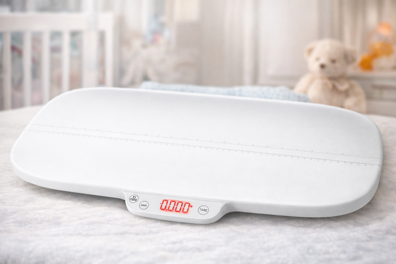 Infant &amp; Toddler Digital Weighing Scale with LCD Screen and Tare Function