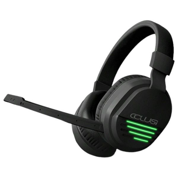 COLUSI - Wired RGB Gaming Headset With Stereo Surround Sound - Black