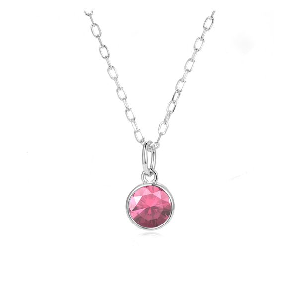 Crystalize 925 Silver October Birthstone Necklace with Swarovski Crystal