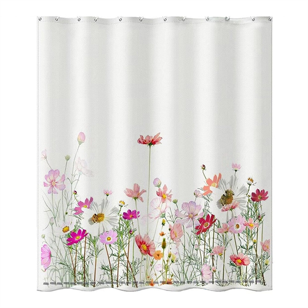 Watercolor Eucalyptus Shower Curtain