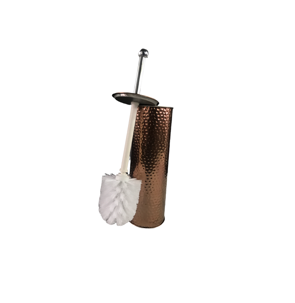 Toilet Brush 38cm Copper Hammered Coloured- Kitchen Essentials