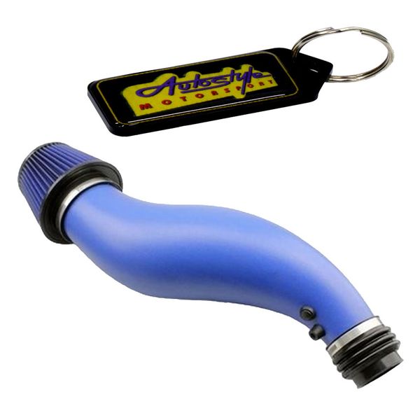 Whale Air Intake Filter Kit Compatible with Honda Civic 96-2000 - Blue &amp; Gel Key Holder