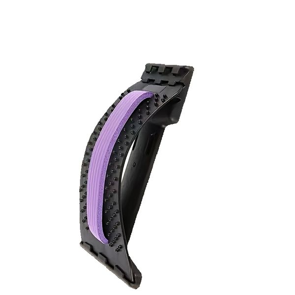 Yoga and Fiess Back Stretcher: 4-Level Adjustable Support for Lumbar -