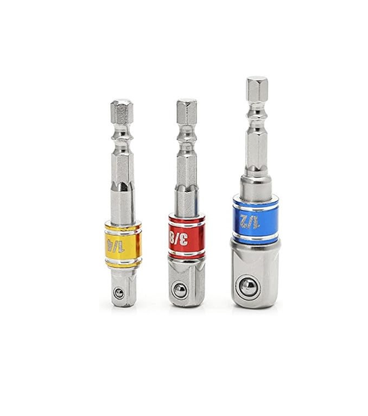 DrillSnap Pro- 3-Piece Impact Socket Adapter Set