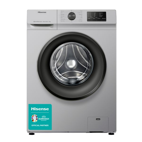 Hisense 6Kg Front Load Washing Machine-Silver