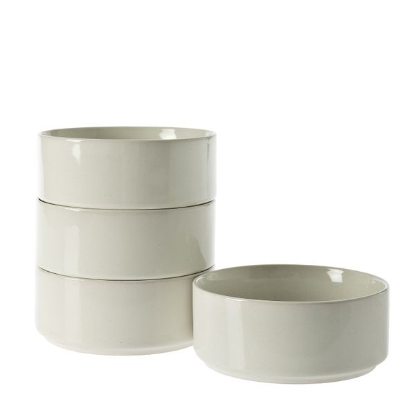 George &amp; Mason - Misty Bowl 6cm 4pk - White