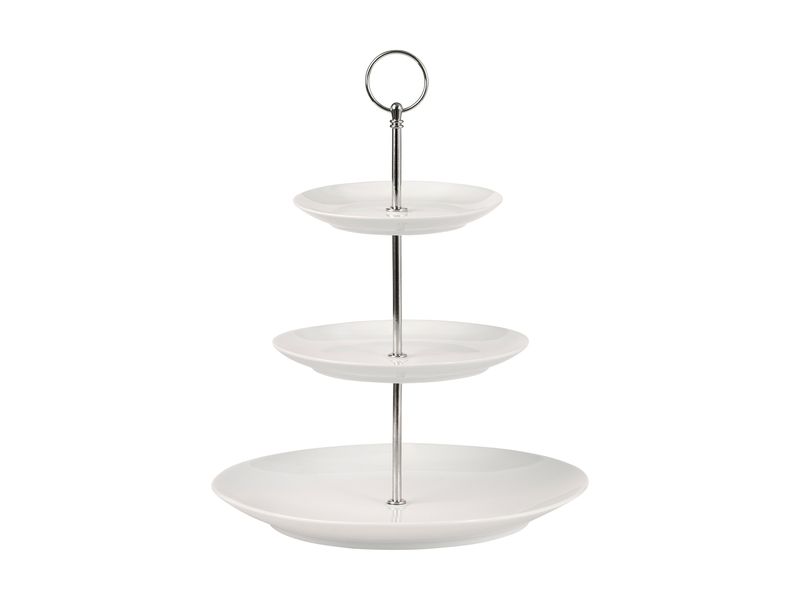 Maxwell and Williams White Basics - 3-Tier Cake Stand