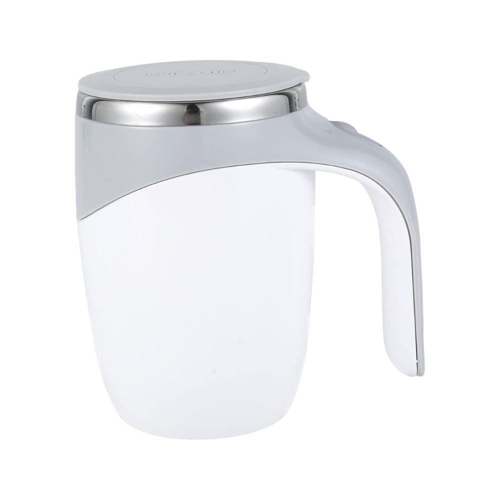 Automatic Magnetic Stirring Coffee Mug - White