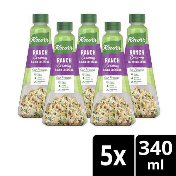Knorr Creamy Ranch Salad Dressing 5x340ml