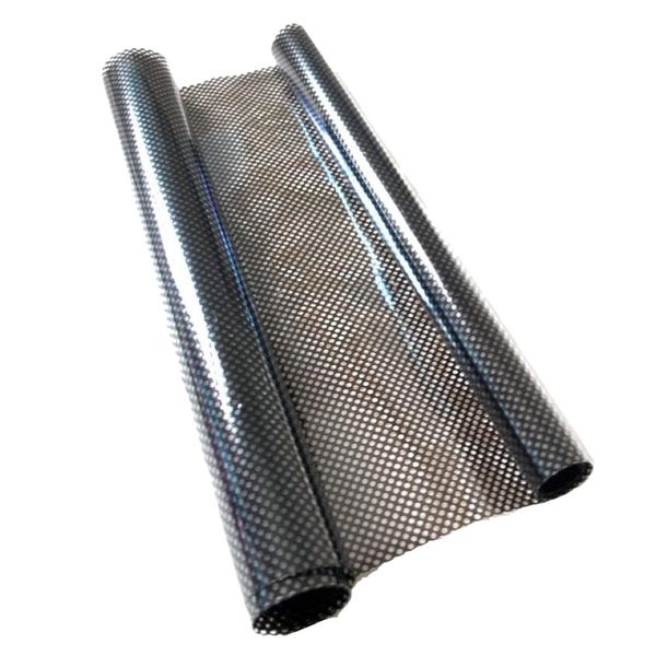 Decor Self Adhesive Black Perforated Mesh Privacy Window Film (90cm x 1m)