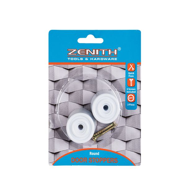 Bulk Pack x 10 Door-Stoppers + Screws 2pcs Per Pack
