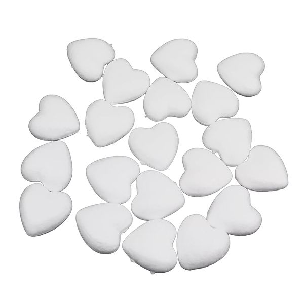 Anthony Peters Polystyrene Heart Shapes: 20 Pieces (30mm)