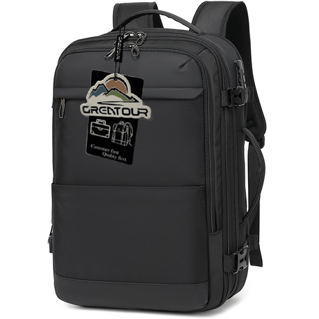 GREATOUR Expandable 17" Laptop Backpack Suitcase - Anti-theft Travel Lock Image
