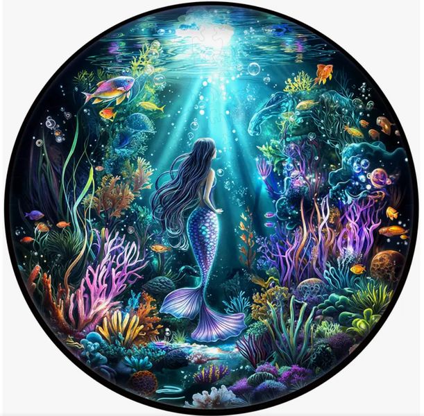 Mystical Mermaid's Enchanted Reef - Limited Edition Wooden Jigsaw Puzzle