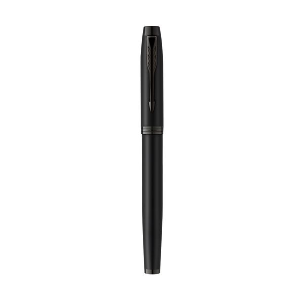 Parker IM Achromatic Fountain Pen - Matte Black Black Trim
