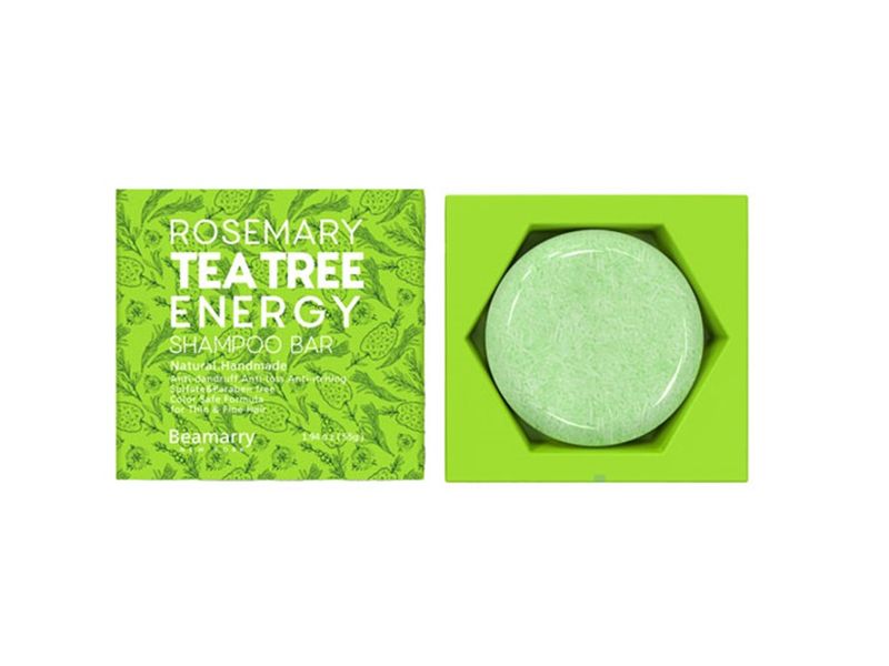 BEAMARRY Rosemary Tea Tree Energy Shampoo Bar 55g