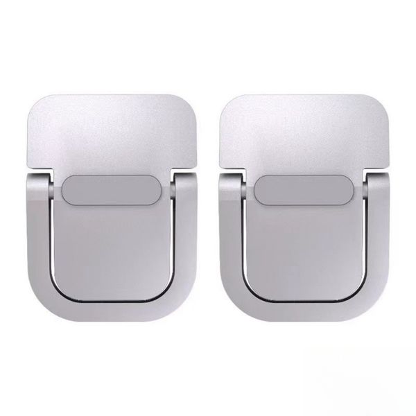 Set Of 2 Laptop Stands, Alloy, Silver