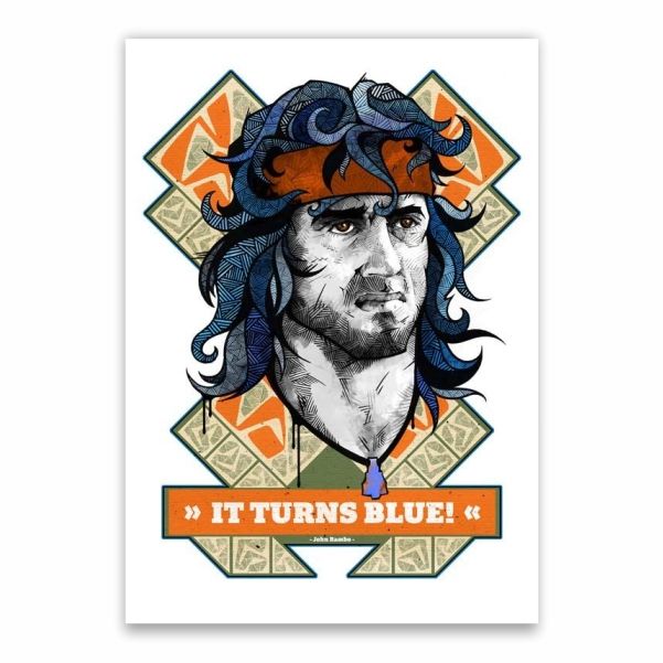 Rambo Quote Poster A1 Shop Today. Get it Tomorrow!