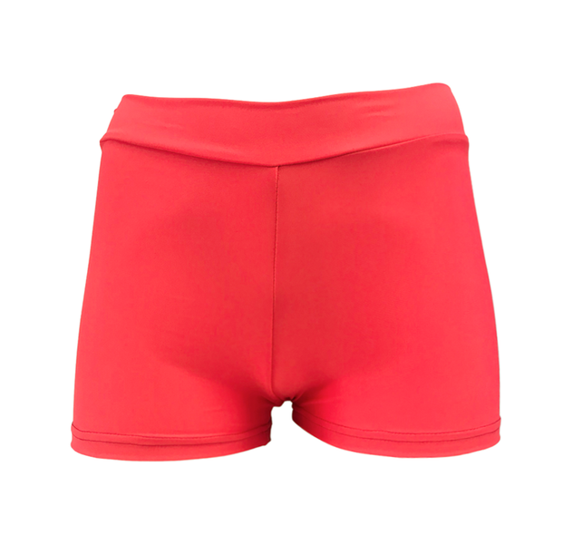 Strut Active Neon Tang Gym, Dance &amp; Booty Lycra Hot Pants Shorts