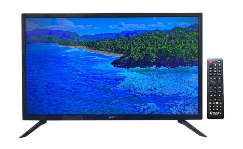 Nesty 32 Inch Slimline LED Backlit High Definition Ready Television - Black