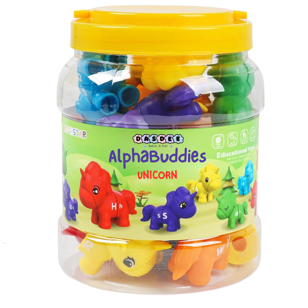 AlphaBuddies Unicorn- Montessori ABC Recognition, Matching Educational Toy