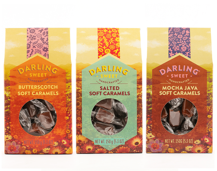 Darling Sweet Handcrafted 150g Toffee Caramel Assortment