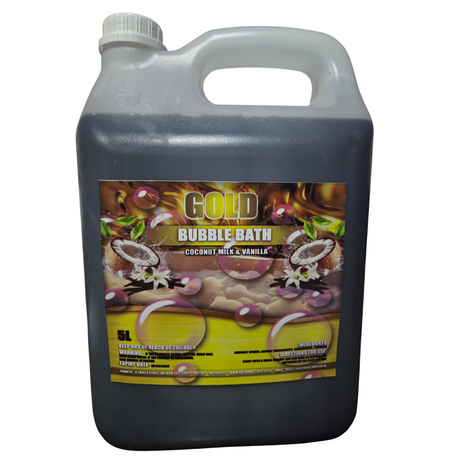 Gold Bubble Bath - 5l - Coconut Milk and Vanilla Scented Image