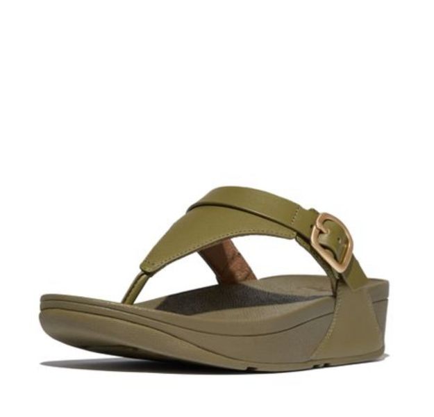 FitFlop Women Camo-Green Thong Sandal