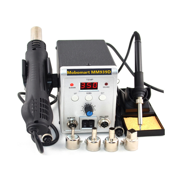 2 in 1 750w Digital Est Hot Air Gun Soldering Station Welding Solder Iron