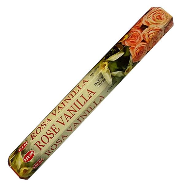 HEM Rose Vanilla Incense Sticks (Pack of 120)